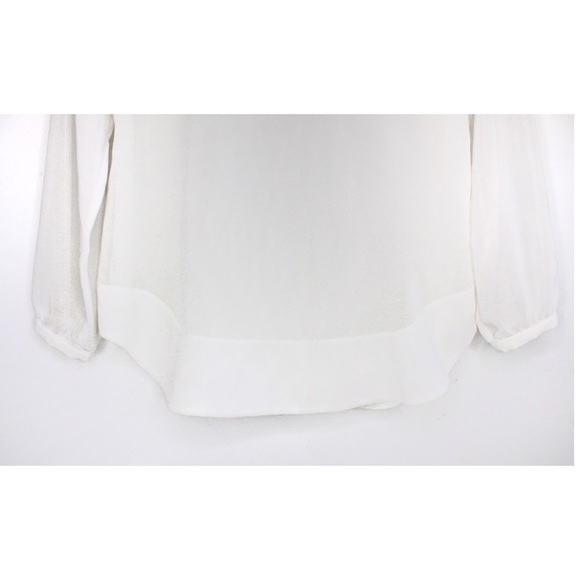 CAbi 118 Allure Sheer Sleeve Blouse Xs Preowned - Picture 4 of 9